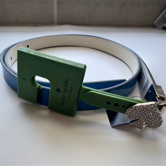 Kate Spade Blue Reversible Belt Size L - Picture 1 of 8